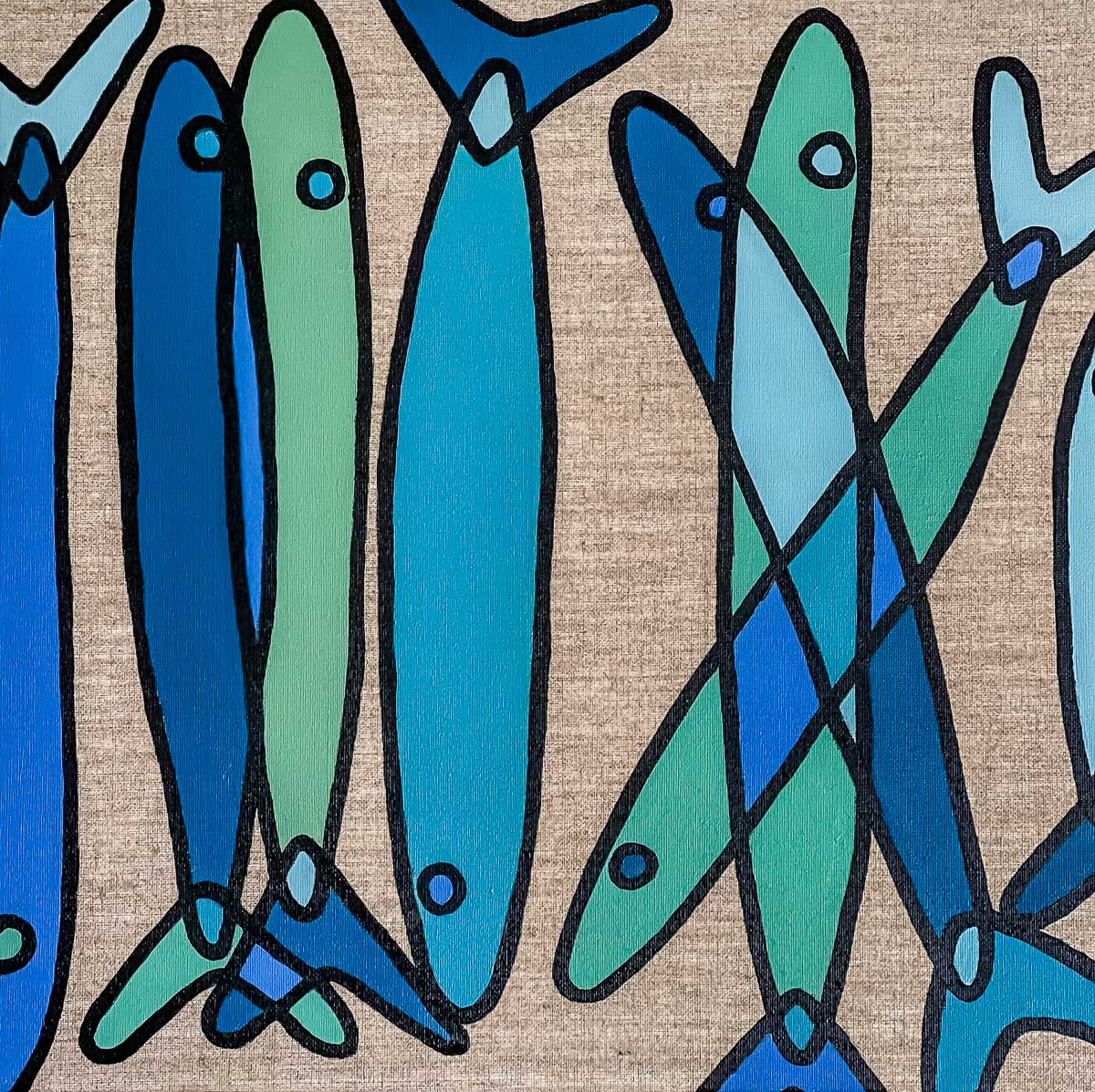 Sardines - Oils on Linen - KleykArt - Kailey Weaver - Sarasota, Florida Local Artist