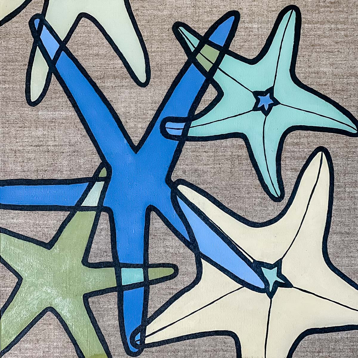 Starfishes - Oils on Linen - KleykArt - Kailey Weaver - Sarasota, Florida Local Artist